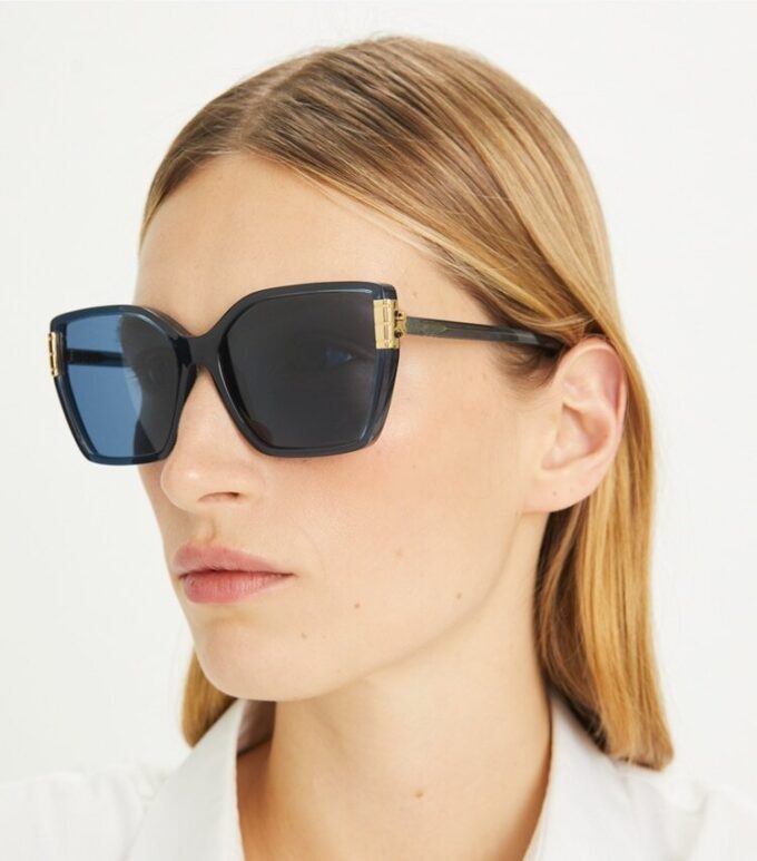 Eleanor Oversized Cat-Eye Solglasögon Eleanor Oversized Cat-Eye Solglasögon