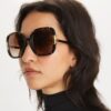 Eleanor Oversized Square Sunglasses