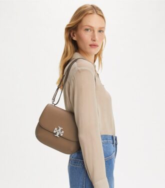Eleanor Pebbled Slim Saddlebag