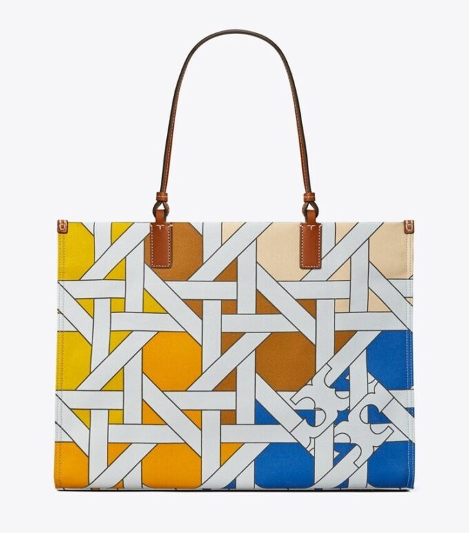 Ella Canvas Basketweave Tote Ella Canvas Basketweave Tote