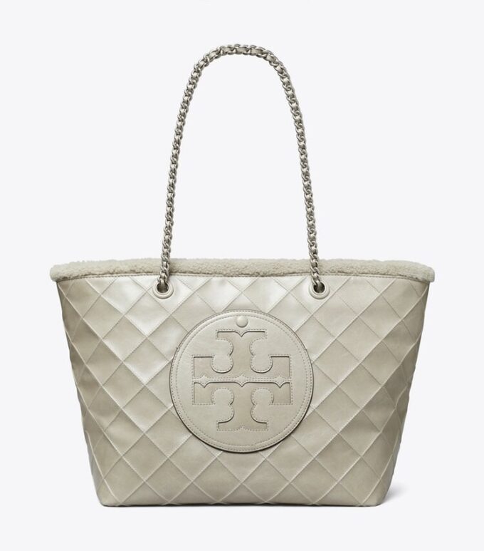 Ella Chain Shearling Tote Ella Chain Shearling Tote