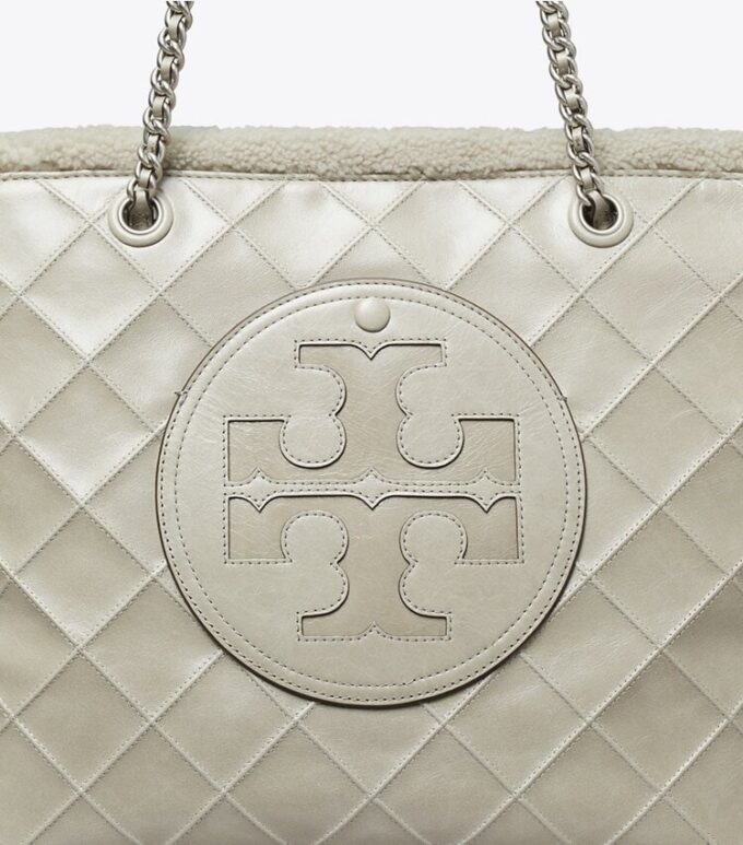 Ella Chain Shearling Tote Ella Chain Shearling Tote