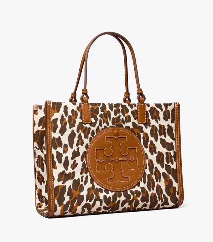 Ella Leopard Canvas Small Tote Ella Leopard Canvas Small Tote