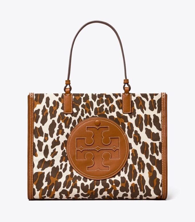 Ella Leopard Canvas Small Tote Ella Leopard Canvas Small Tote