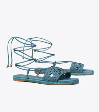 Espadriller med korgväv