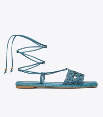 Espadriller med korgväv
