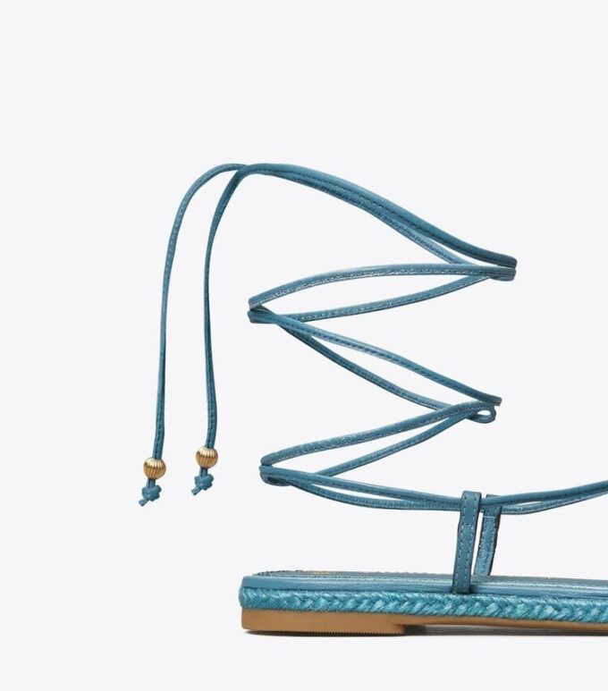Espadriller med korgväv