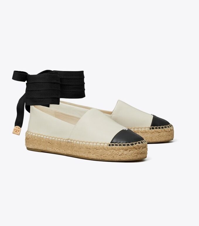 Espadriller med tåhätta