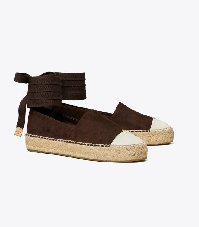 Espadriller med tåhätta