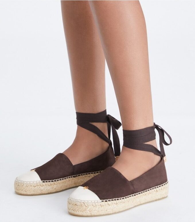 Espadriller med tåhätta