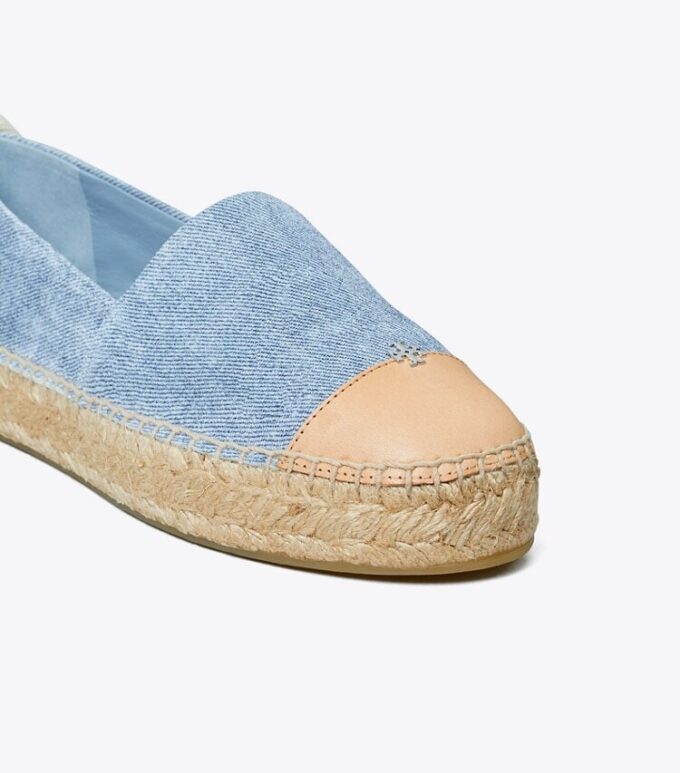 Espadriller med tåhätta