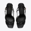 Espadrillesandaler med kilklack och flera remmar