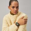 Evil Eye Bangle Watch, bagageläder/grön, 27 mm Evil Eye Bangle Watch, bagageläder/grön, 27 mm