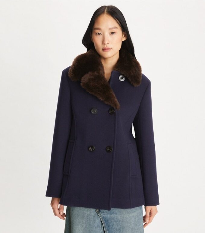 Flanellpeacoat