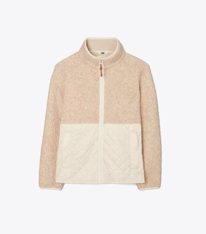 Fleece-quiltad jacka Fleece-quiltad jacka