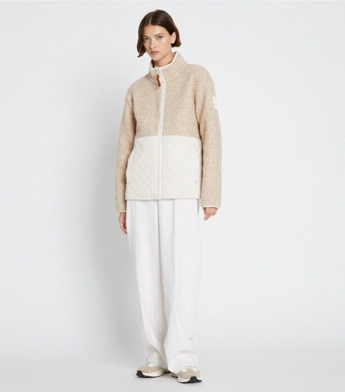 Fleece-quiltad jacka Fleece-quiltad jacka