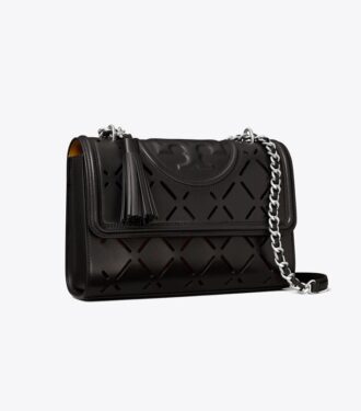 Fleming Diamond Perforated Convertible Shoulder Bag