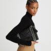 Fleming Diamond Perforated Convertible Shoulder Bag Fleming Diamond Perforated Convertible Shoulder Bag