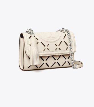 Fleming Diamond Perforated Small Convertible Shoulder Bag