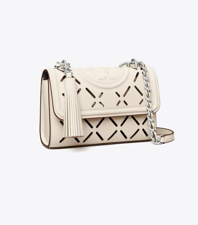 Fleming Diamond Perforated Small Convertible Shoulder Bag Fleming Diamond Perforated Small Convertible Shoulder Bag