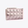 Fleming Metallic Square Quilt Zip Card Case