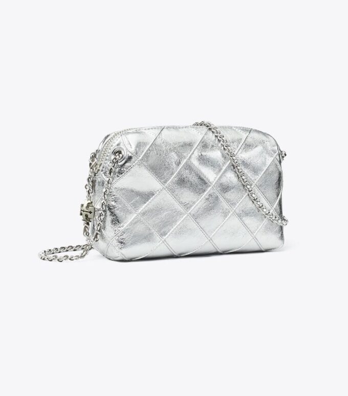 Fleming mjuk metallisk crossbody-väska