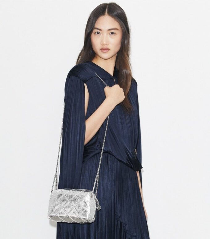 Fleming mjuk metallisk crossbody-väska