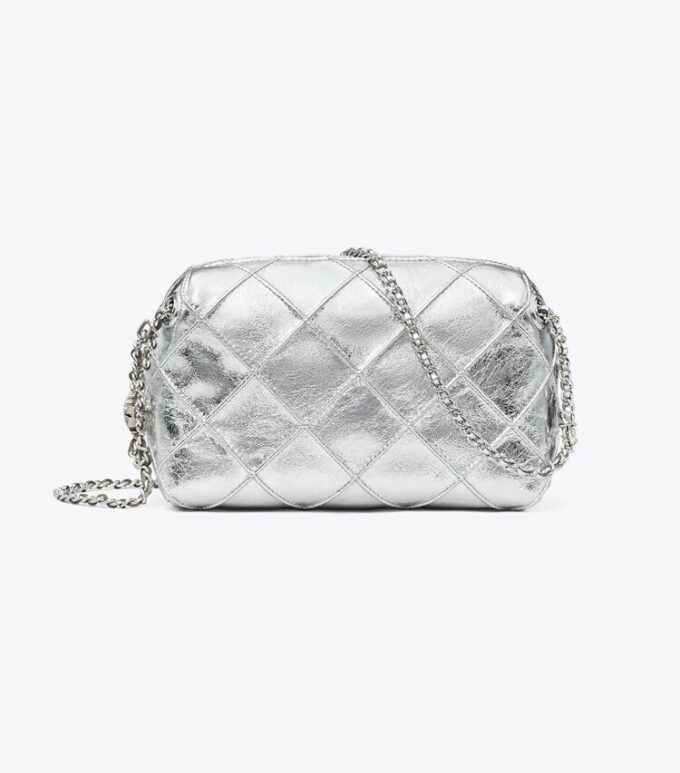 Fleming mjuk metallisk crossbody-väska