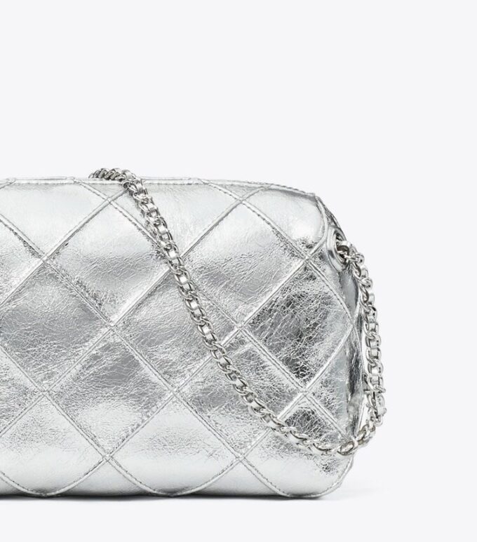Fleming mjuk metallisk crossbody-väska