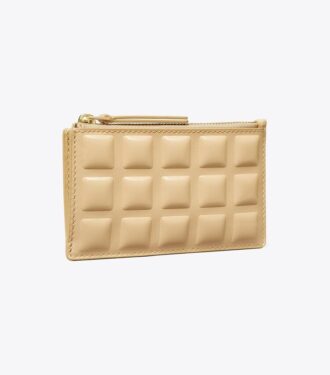 Fleming Patent Square Quilt Zip Card Case