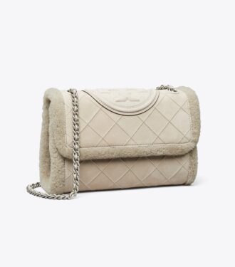 Fleming Soft Shearling Convertible Shoulder Bag