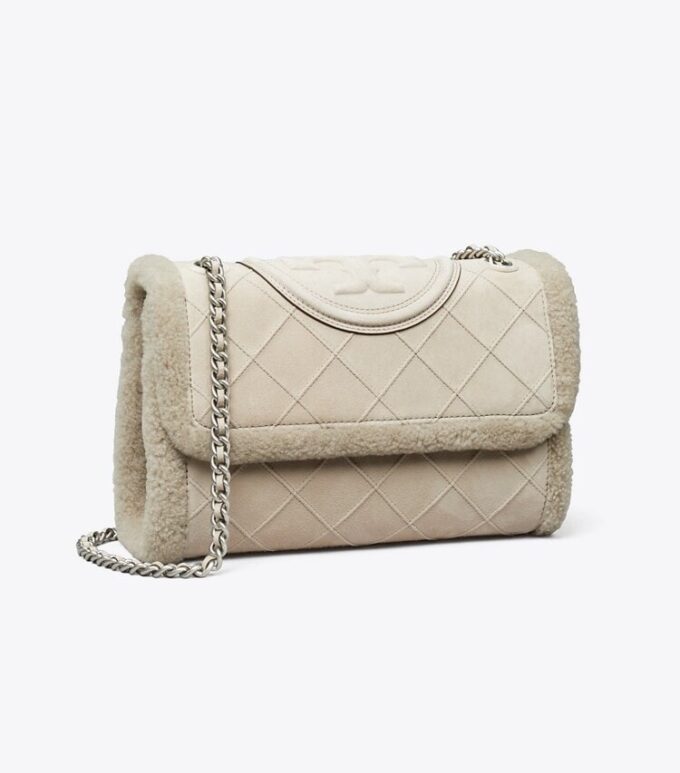 Fleming Soft Shearling Convertible Shoulder Bag Fleming Soft Shearling Convertible Shoulder Bag