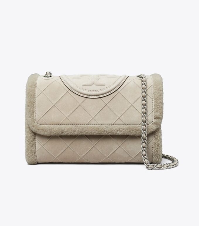 Fleming Soft Shearling Convertible Shoulder Bag Fleming Soft Shearling Convertible Shoulder Bag