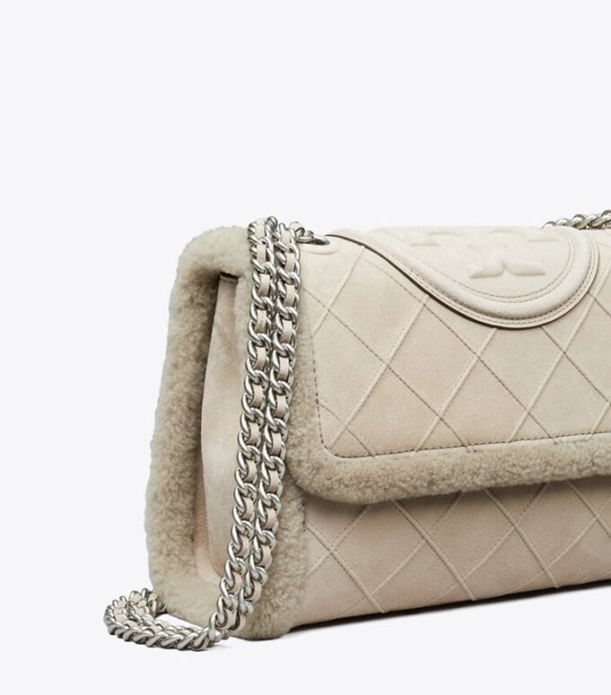 Fleming Soft Shearling Convertible Shoulder Bag Fleming Soft Shearling Convertible Shoulder Bag