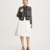Flower Jacquard Kendra Cardigan