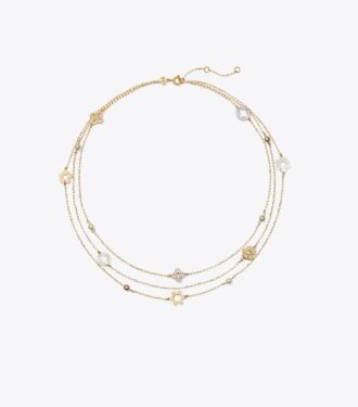 Forget Me Not Multi-Strand Necklace