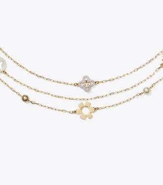 Forget Me Not Multi-Strand Necklace
