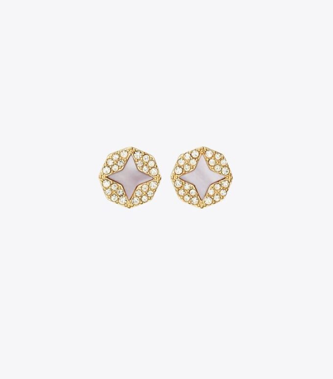 Forget Me Not Pavé Stud Earring Forget Me Not Pavé Stud Earring