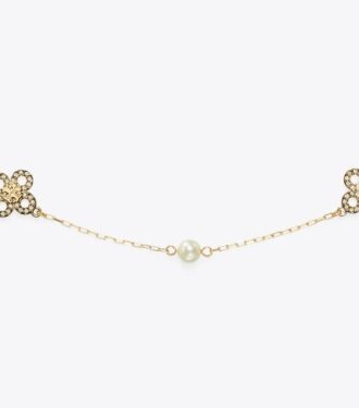 Forget Me Not Pearl Necklace