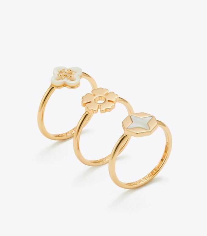 Forget Me Not Stacking Ring Set Forget Me Not Stacking Ring Set