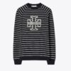 French Terry Striped Logo Crew French Terry Striped Logo Crew