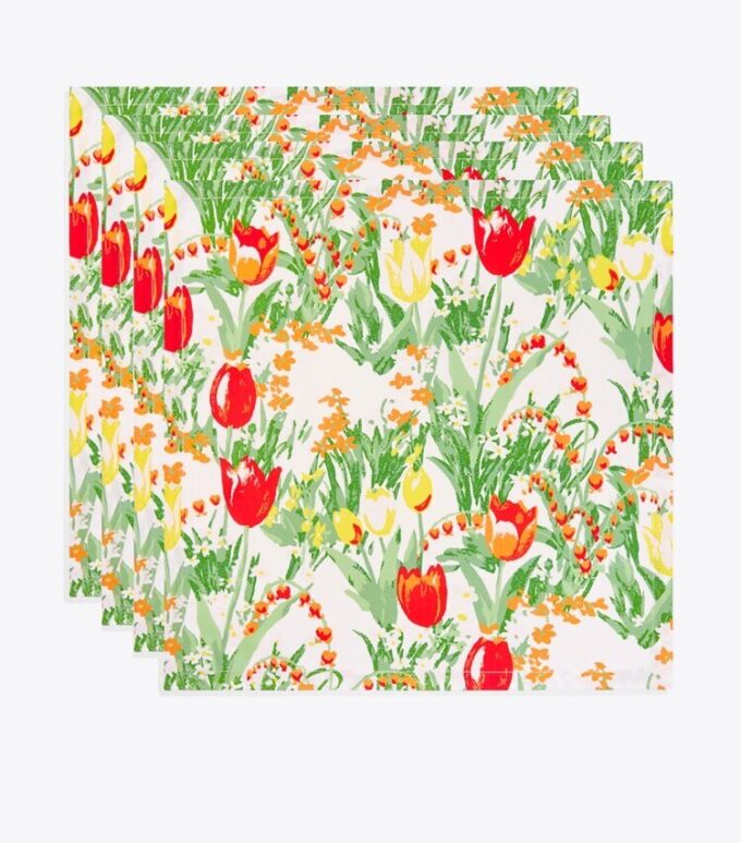 Garden Dinner Napkin, set om 4 Garden Dinner Napkin, set om 4