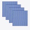 Gingham-servett, 4-pack