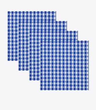 Gingham-servett, 4-pack