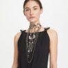 Halsband med pärlor och harts Halsband med pärlor och harts