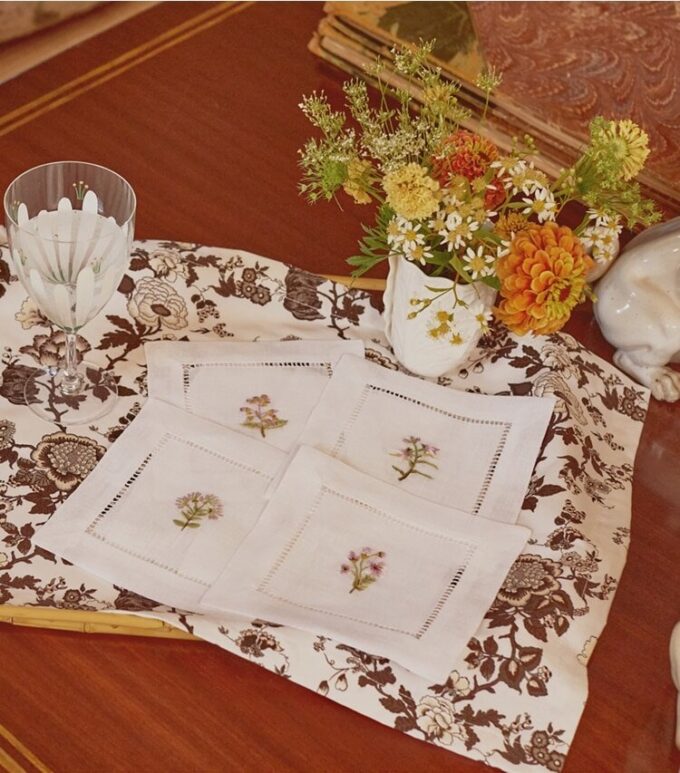Happy Times Bouquet placemat, set om 4 Happy Times Bouquet placemat, set om 4