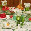 Happy Times Bouquet servett, set om 4 Happy Times Bouquet servett, set om 4