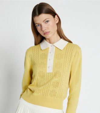 Heart Pointelle Sweater Heart Pointelle Sweater