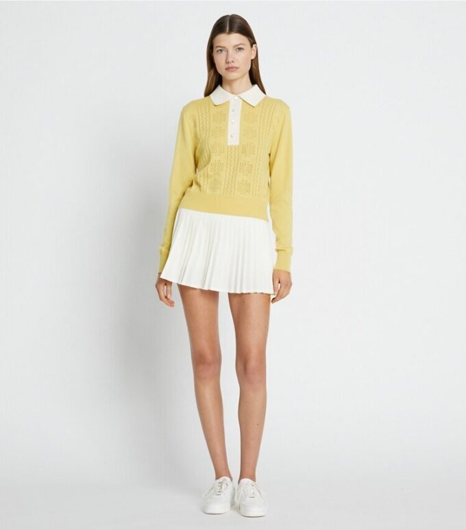 Heart Pointelle Sweater Heart Pointelle Sweater