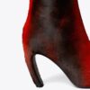 Höga boots med tryck i kalvskinn Höga boots med tryck i kalvskinn